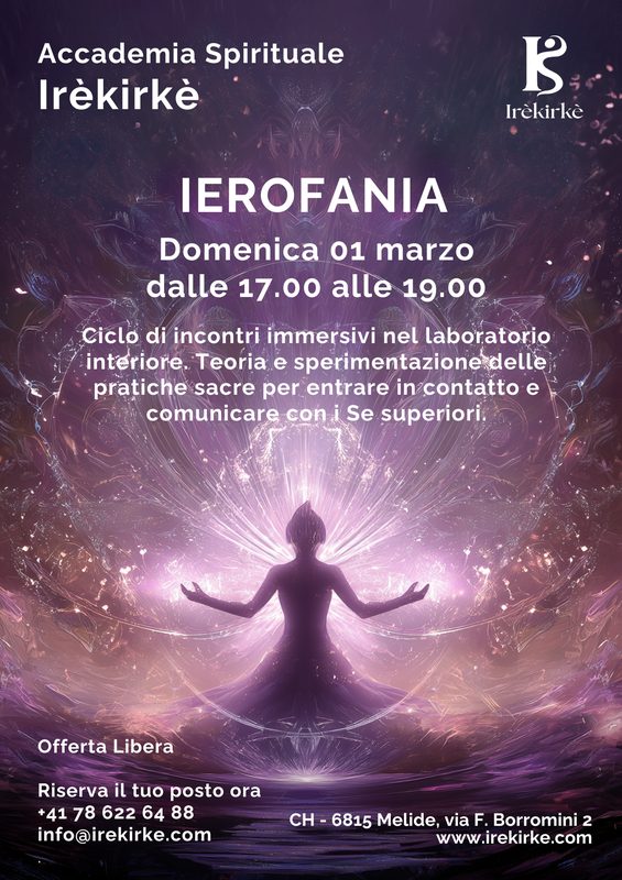 IEROFANIA 1 Marzo