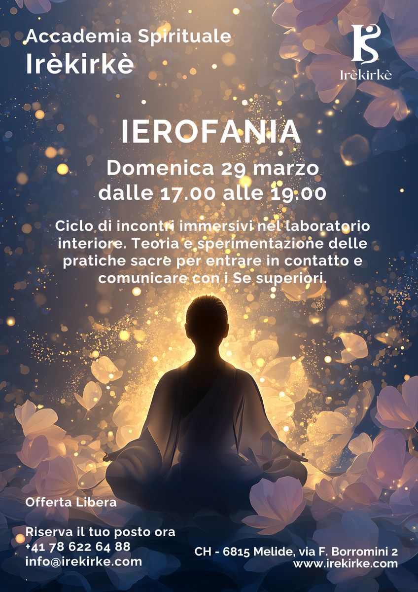 IEROFANIA 29 Marzo