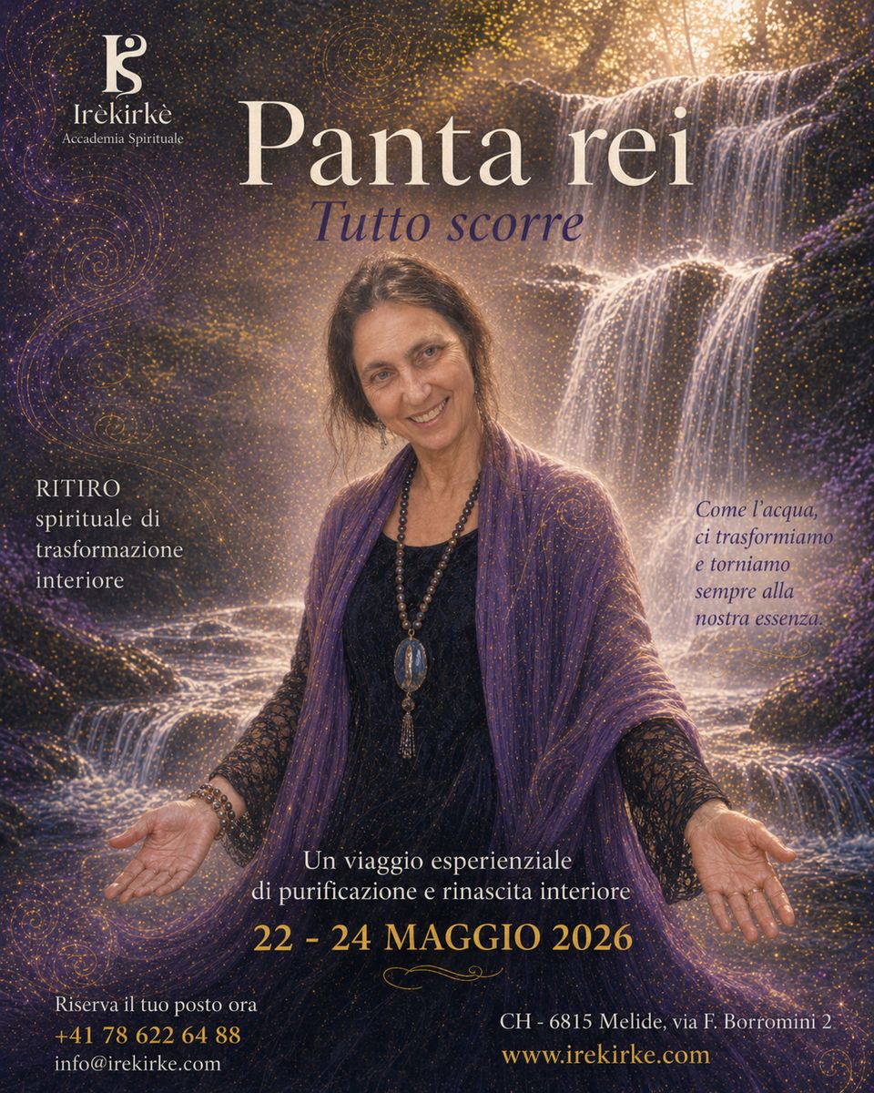 Panta rei — 22–24 Maggio 2026